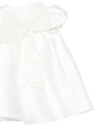 Abito per neonata La Stupenderia bianco con gonna a trapezio 1CCAB26 S60X28 LA STUPENDERIA 