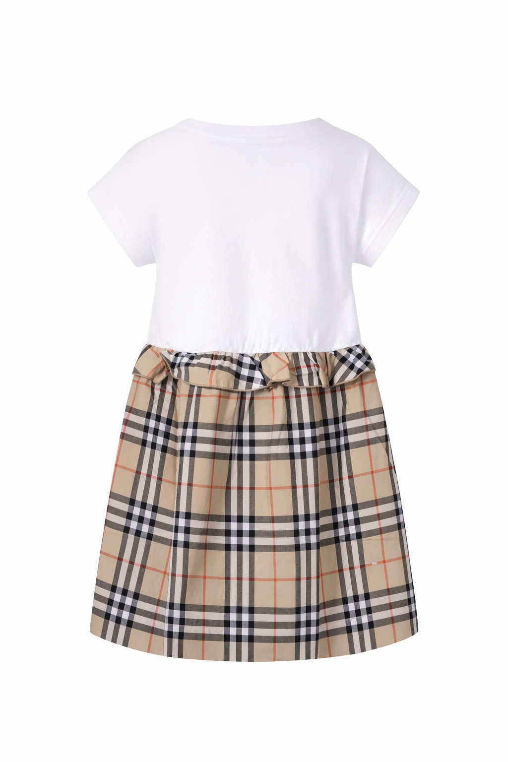 Abito per bambina Burberry Kids multicolore con caratteristico motivo Vintage Check 8117420 A1464 BURBERRY KIDS 