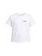 T-shirt per bambino Givenchy Kids bianca con dettaglio logo sul petto H31280 10P GIVENCHY KIDS 