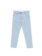 Jeans per bambina Stella McCartney Kids in denim con ricamo sulla tasca posteriore TX6E60 Z0153 606 STELLA McCARTNEY KIDS 