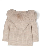 Giubbino per neonati PaZ RODRIGUEZ beige con cappuccio 012-130943 59 H98 PaZ RODRIGUEZ 