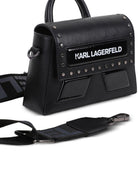 Borsa per bambina Karl Lagerfeld Kids nera con dettaglio logo sul davanti Z31214 09B KARL LAGERFELD KIDS 