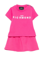 Abito per neonata John Richmond fucsia con dettaglio logo RIP26043CJ FUCHSIA PURPLE JOHN RICHMOND KIDS 