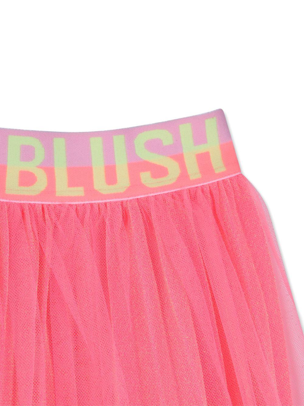 Gonna per bambina Billieblush rosa con banda logo U21865 499 BILLIEBLUSH KIDS 