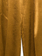 Pantaloni per donna Alyisi color oro a gamba dritta 116137 P6061 OLIO ALYSI 