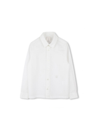 Camicia in cotone per bambino Givenchy Kids bianco con orlo dritto H30683 10P GIVENCHY KIDS 