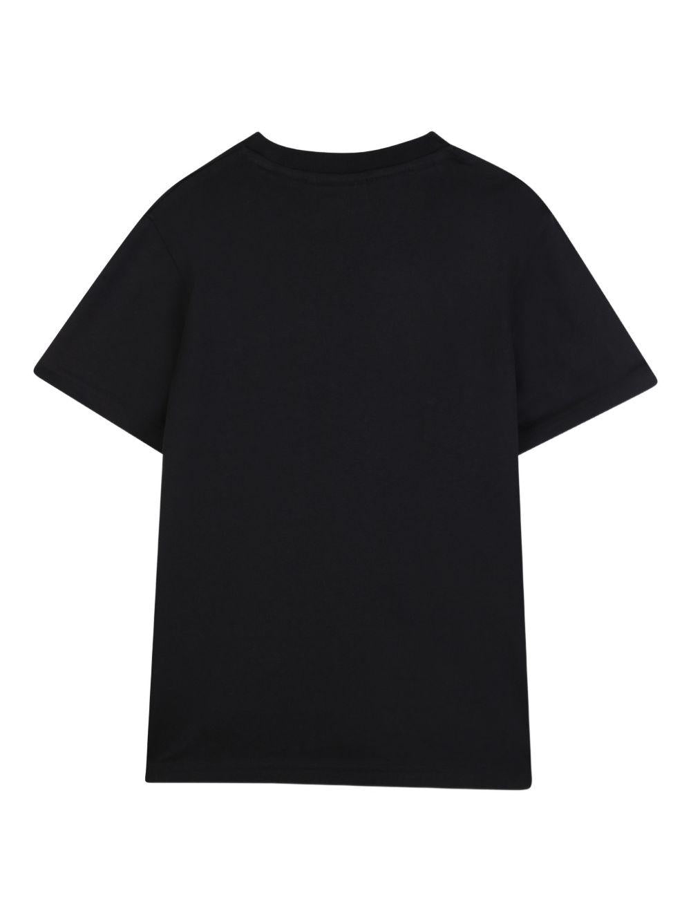 T-shirt per bambino Hugo Kids nero con logo sul davanti G01014 09B Hugo KIDS 