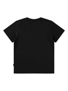 T-shirt Roxo per bambini Molo nera con stampa smile 6S26A201 0099 MOLO KIDS 