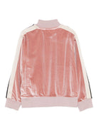 Giacca per bambina Palm Angels Kids rosa con righe PGBD002F25FLE002 3010 PALM ANGELS KIDS 