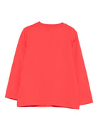 T-shirt per bambini Moschino Kids rosso con stampa grafica HUO00ZLAA01 50109 MOSCHINO KIDS 