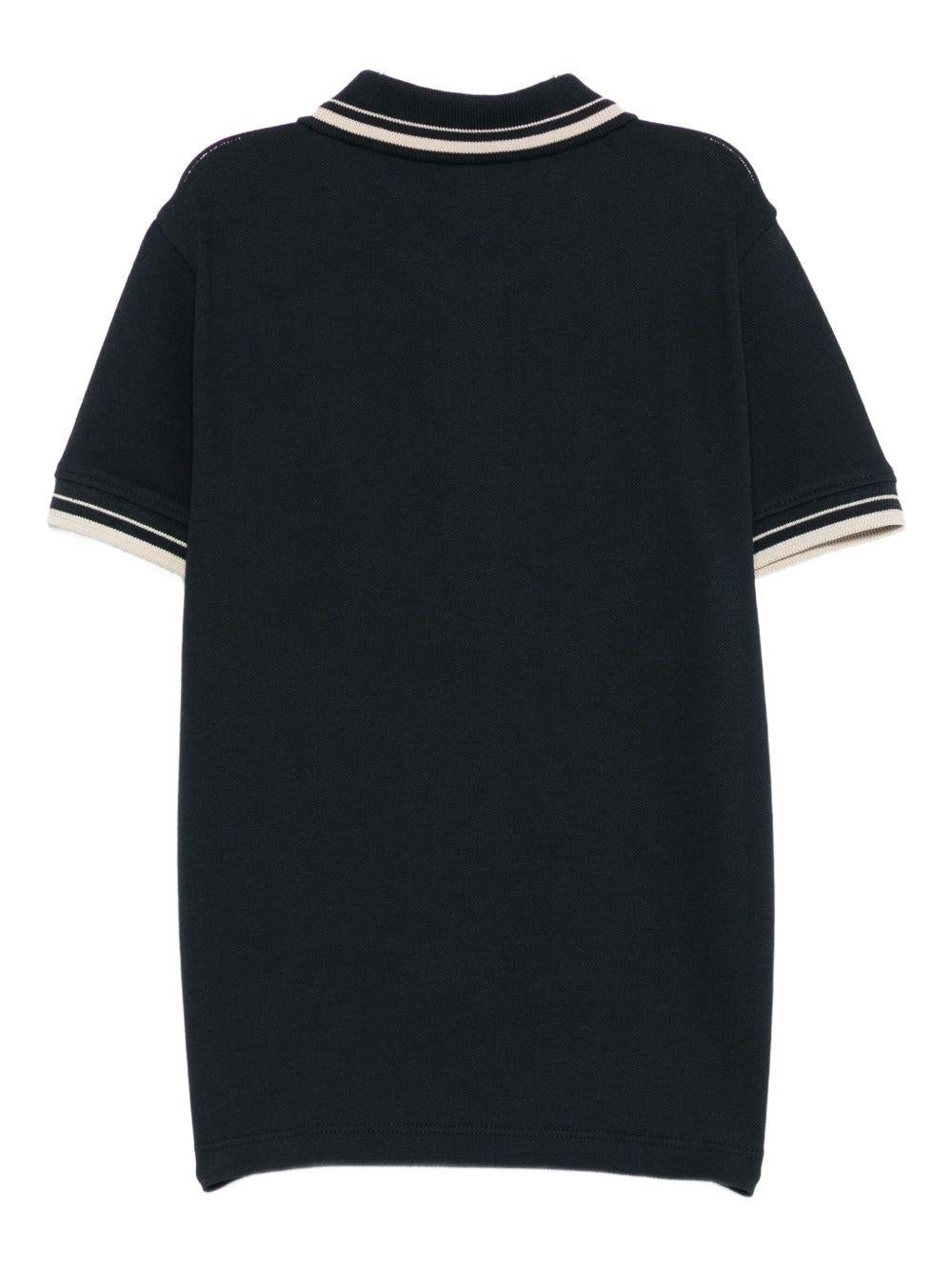 Polo per bambino Emporio Armani Kids blu con logo EB000665 AF16641 UB118 EMPORIO ARMANI KIDS 