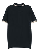 Polo per bambino Emporio Armani Kids blu con logo EB000665 AF16641 UB118 EMPORIO ARMANI KIDS 