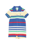 Tutina per neonato Polo Ralph Lauren Kids multicolore con caratteristico motivo Polo Pony 320B14039 001 Ralph Lauren kids 