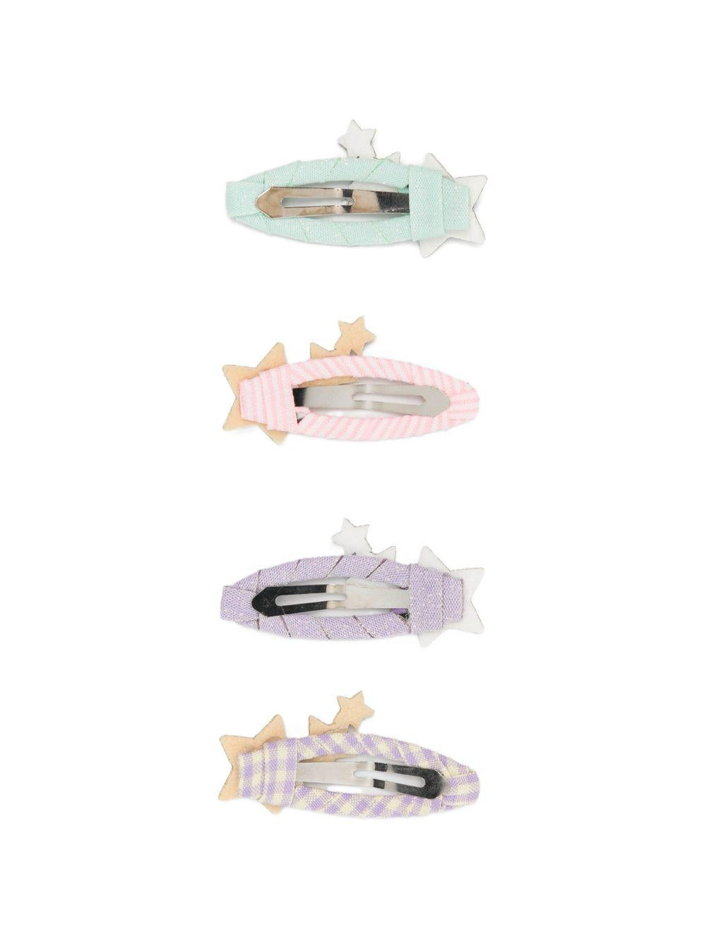 Set di quattro fermagli per bambina Mimi & Lula multicolore con design stelle 182006-23 STAR MIMI & LULA KIDS 