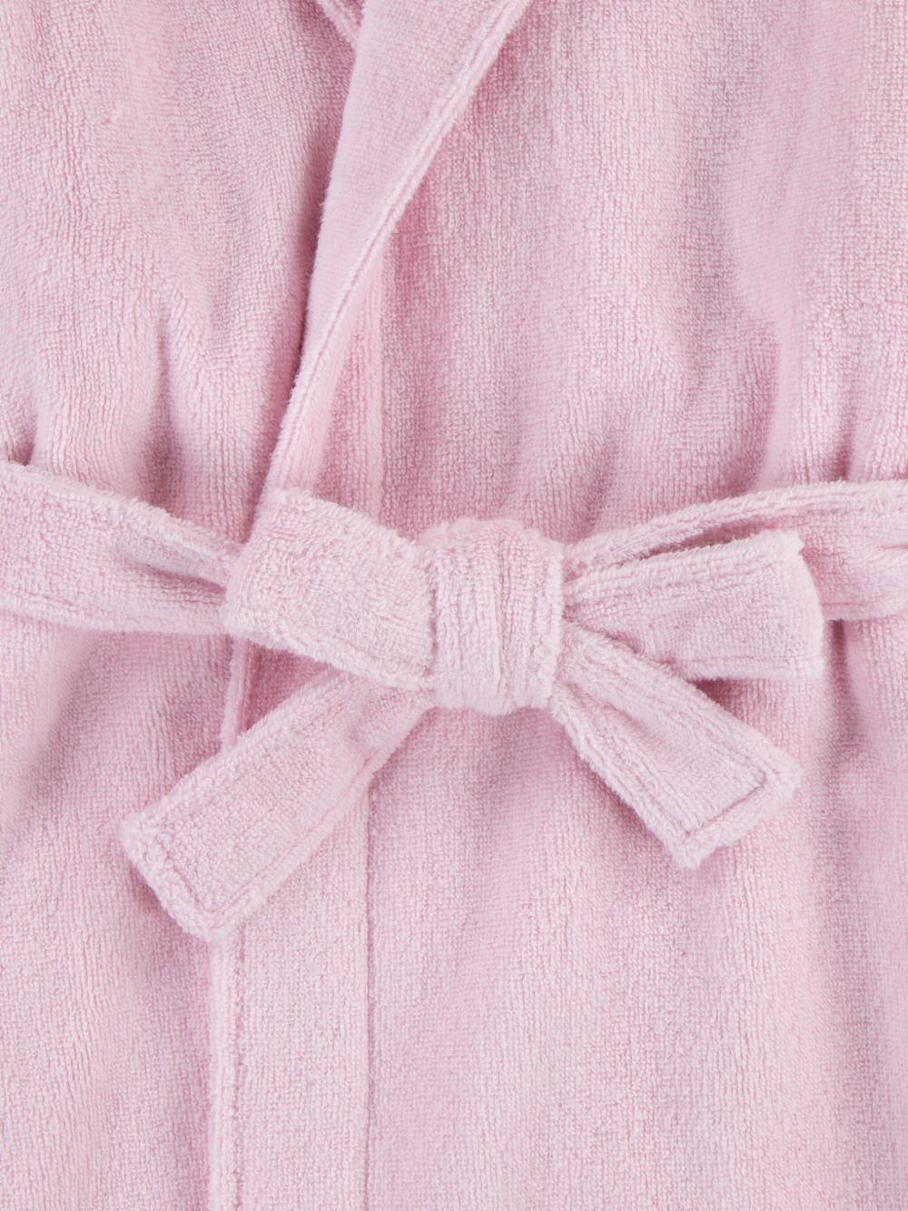 Accappatoio per bambina Polo Ralph Lauren Kids rosa con motivo Polo Pony 4P0188 ADQ Ralph Lauren kids 