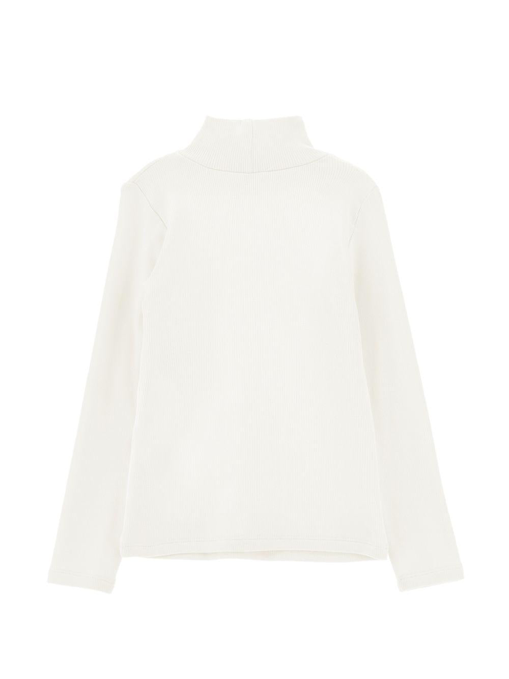 Maglione per bambina Monnalisa Kids bianco a collo alto 17HLUC 8212 0001 MONNALISA KIDS 