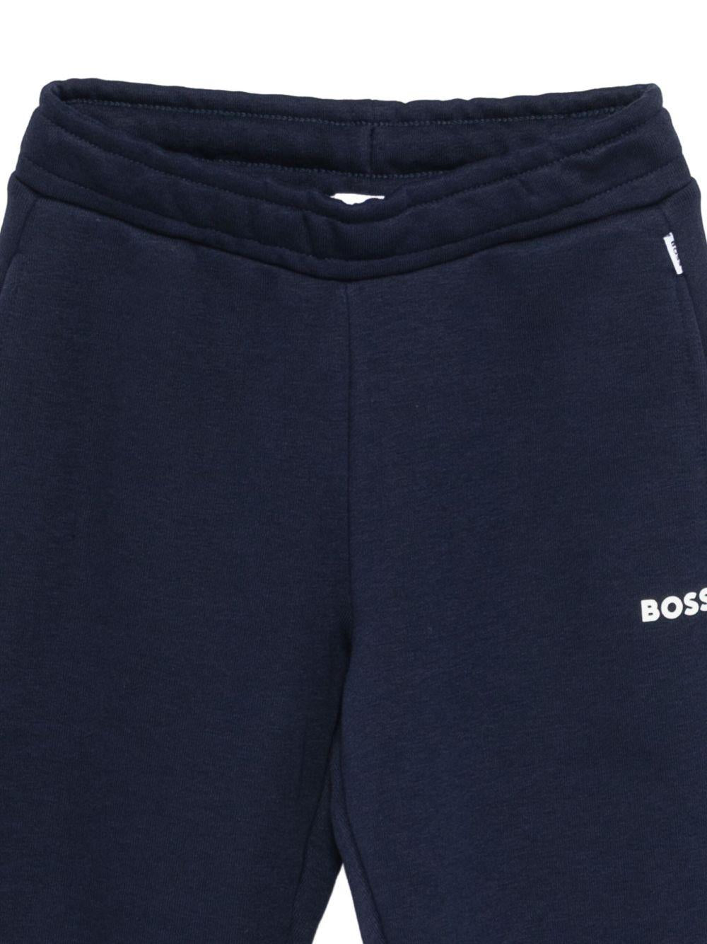 Tuta sportiva per bambino Boss Kids blu con cappuccio J52403 849 BOSS KIDS 