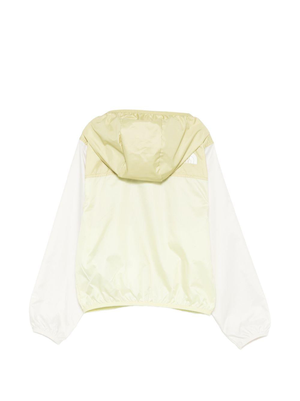 Giacca a vento Cyclone The North Face Kids gialla con logo sul davanti NF0A8ANN PES1 THE NORTH FACE KIDS 