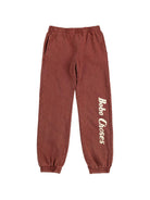 Pantaloni sportivi per bambino Bobo Choses marrone con logo sul davanti B126AC084 211 BOBO CHOSES KIDS 