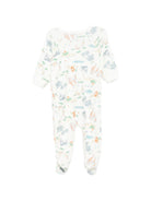 Tutina per neonato Petit Bateau bianca con stampa grafica animali all-over A0F9N 01 PETIT BATEAU 