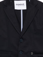 Giacca per bambino DONDUP Kids blu con revers a lancia DMGC0240RA029 4000 DONDUP KIDS 