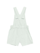 Salopette per neonati Petit Bateau verde con bretelle incrociate sul retro A0FFN 01 PETIT BATEAU KIDS 