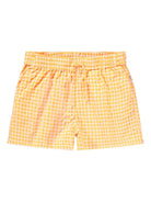 Shorts Addie per bambina Molo arancioni con design a quadretti vichy 2S26H118 9490 MOLO KIDS 