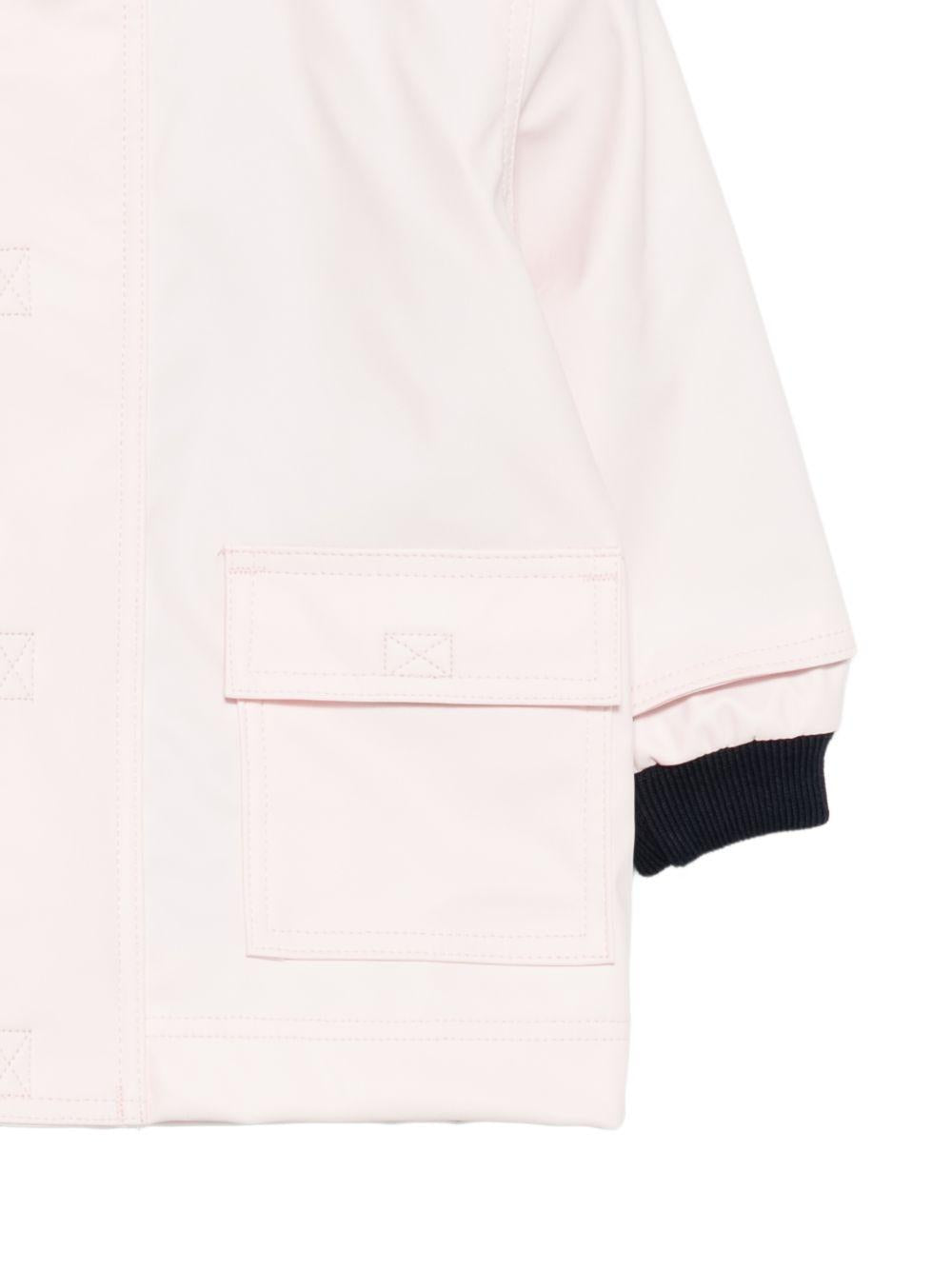 Giubbino impermeabile per neonata Petit Bateau rosa con cappuccio A0FKB 02 PETIT BATEAU KIDS 