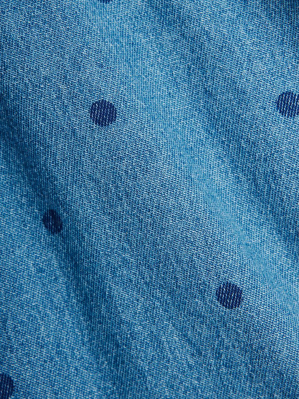 Shorts per bambino Mini Rodini denim con ricamo bassotto 26230152 BLUE MINI RODINI KIDS 