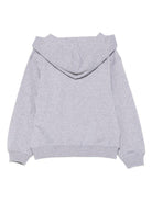 Felpa per bambino Moschino Kids grigio con stampa Teddy e cappuccio HUF09FLCA40 60901 MOSCHINO KIDS 