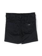 Shorts per neonato Emporio Armani Kids blu con bottoni con logo inciso 8NHS01 4N7LZ 0920 EMPORIO ARMANI KIDS 