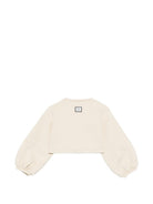 Felpa per bambina Douuod Kids beige con design crop DY4A30 Z3728 107 DOUUOD KIDS 