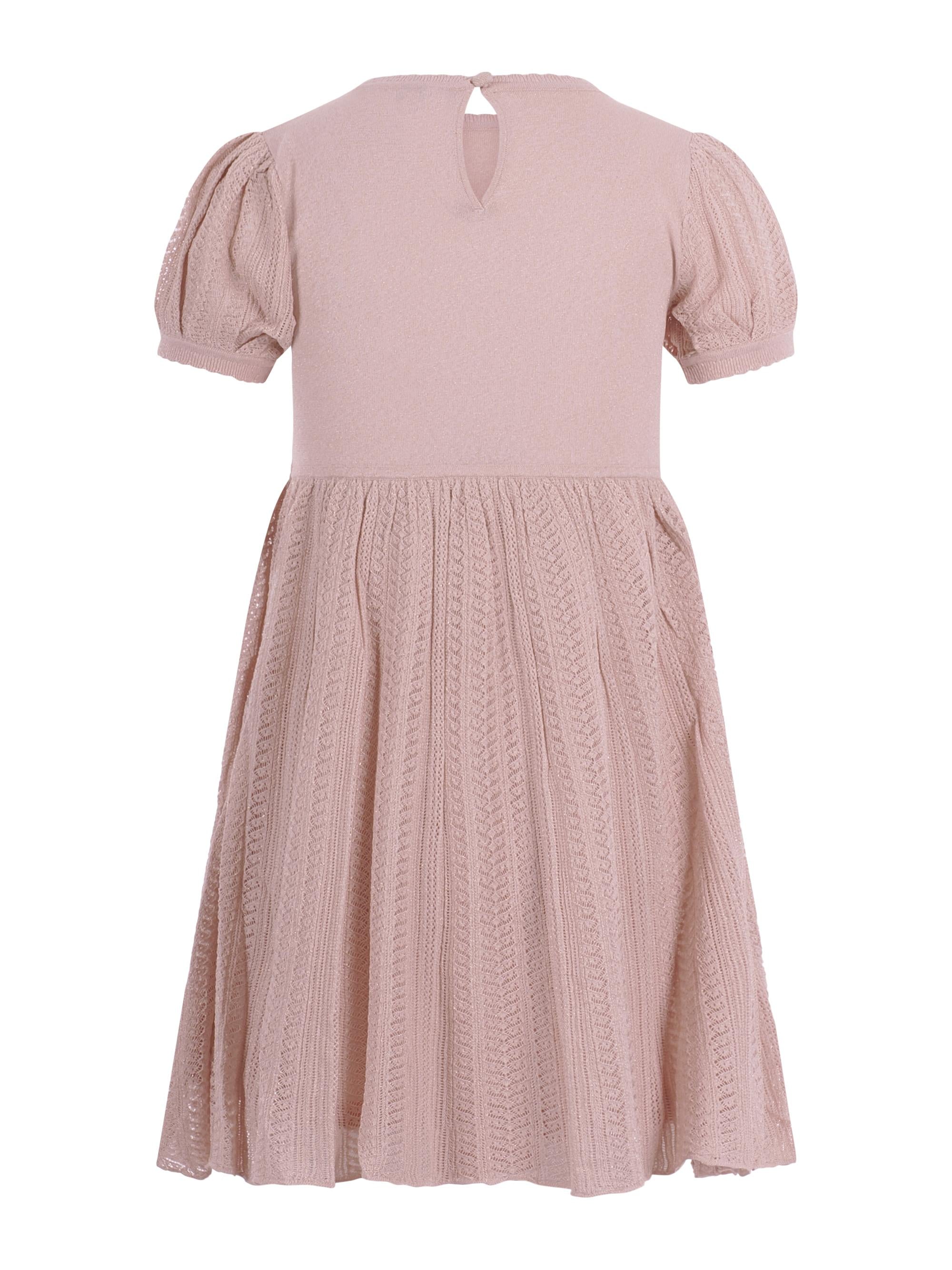 Abito per bambina Emporio Armani Kids rosa con maniche a sbuffo EG000776 AF22791 U4013 EMPORIO ARMANI KIDS 