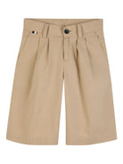 Shorts per bambino Boss Kids beige con finitura a rilievo J52923 249 BOSS KIDS 
