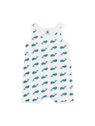 Tutina per neonati Petit Bateau bianco con stampa grafica all-over A0CZB 03 PETIT BATEAU 