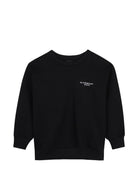 Felpa per bambino Givenchy Kids nera con stampa logo sul petto H31282 09B GIVENCHY KIDS 