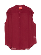 Camicia per donna Merci rosso semi trasparente CAM08 CHERRY MERCI 