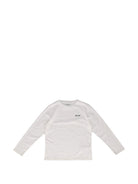 T-shirt per bambino Douuod Kids bianca con logo sul davanti DZ8P20 Z3708 101 DOUUOD KIDS 
