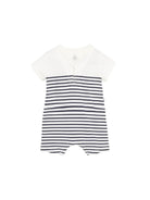 Tutina per neonato Petit Bateau multicolor con design a righe A0FI9 01 PETIT BATEAU KIDS 
