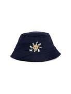 Cappello per neonato Moschino Kids blu con stampa Teddy Bear MNX057LPA01 40016 MOSCHINO KIDS 
