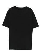T-shirt per bambino John Richmond Junior nero con logo a contrasto RBA25188TS BLACK JOHN RICHMOND JUNIOR 