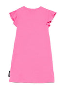 Abito per bambina John Richmond Junior fucsia con logo gommato RGP25159VE BARBIE JOHN RICHMOND JUNIOR 