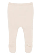 Pantaloni per neonata Donsje beige con applicazione orecchie coniglio 3039102 00037 DONSJE 