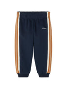 Pantaloni sportivi per neonato Versace Kids blu in jersey di cotone con logo 10251691A18120 6UG70 VERSACE KIDS 