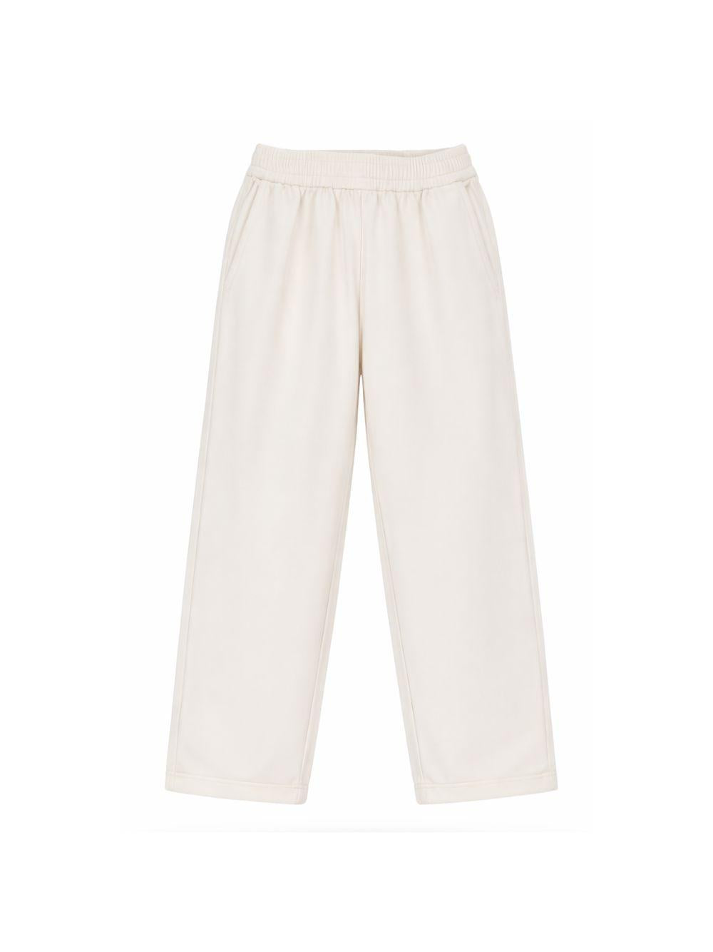 Pantaloni sportivi per bambino Molo beige con vita elasticizzata 1S26I105 8894 MOLO 