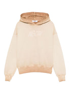 Felpa per bambino MSGM Kids beige con cappuccio F5MSJUHS020 MS030 MSGM KIDS 