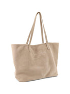 Borsa City MC2 Saint Barth beige con logo tono su tono CB0003 00102L MC2 ST. BARTH KIDS 