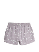 Shorts per bambina Mini Rodini viola con stampa stelle all-over 26230103 PURPLE MINI RODINI KIDS 
