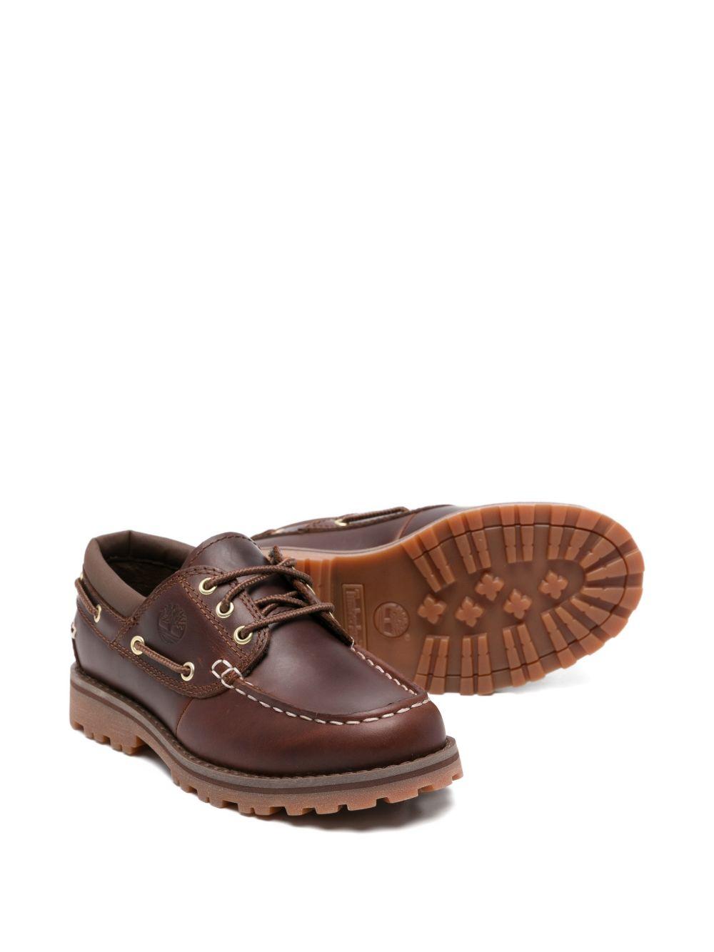 Mocassini per bambino Timberland Kids marrone con chiusura con lacci TB0A2A5F EM61 TIMBERLAND KIDS 