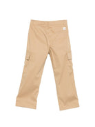 Pantaloni cargo per bambino Paolo Pecora Kids beige con tasche abbottonate PP4316 BEIGE PAOLO PECORA KIDS 